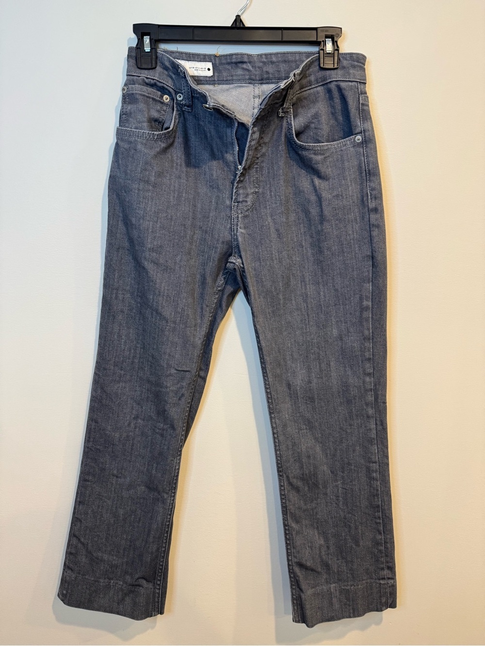 Zara Womens Straight Cut High Rise Jeans Business Casual Polished Classic Size 4